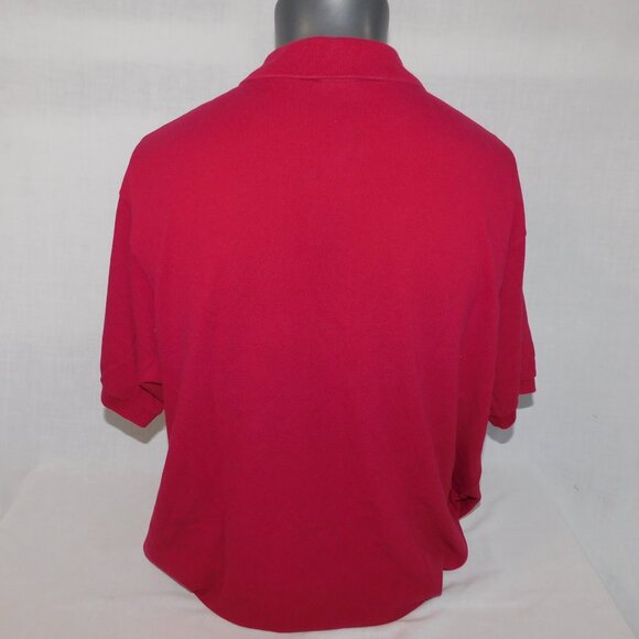 Lacoste Mens 9 (4XL) Burgundy Pique Polo Shirt - Picture 10 of 13